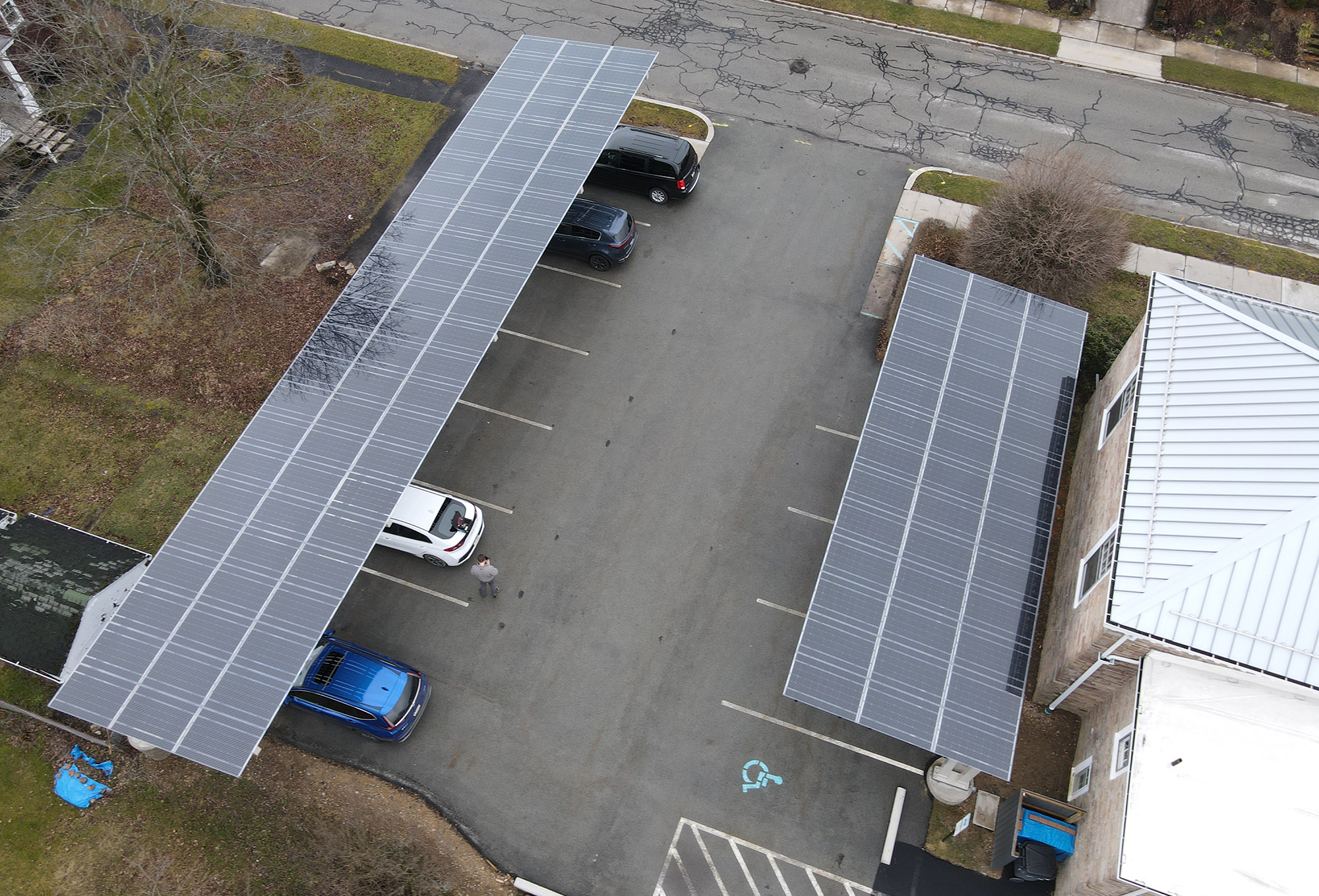 Commercial Solar Parking Canopies in Pittsburgh